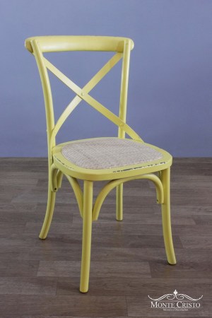 Cadeira Cross amarela
